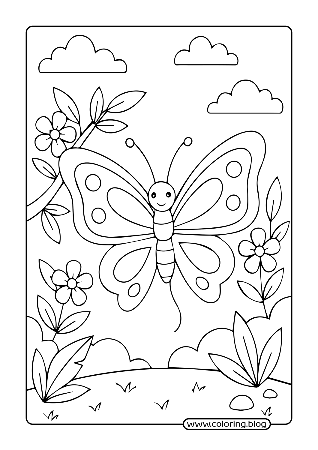 Puppy in the Park coloring page