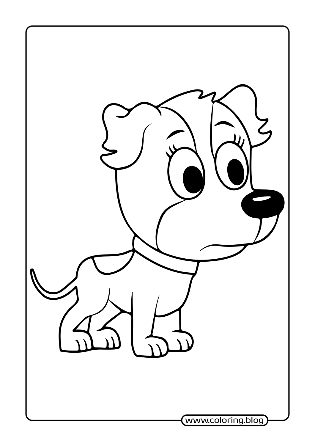 Friendly Dinosaur coloring page