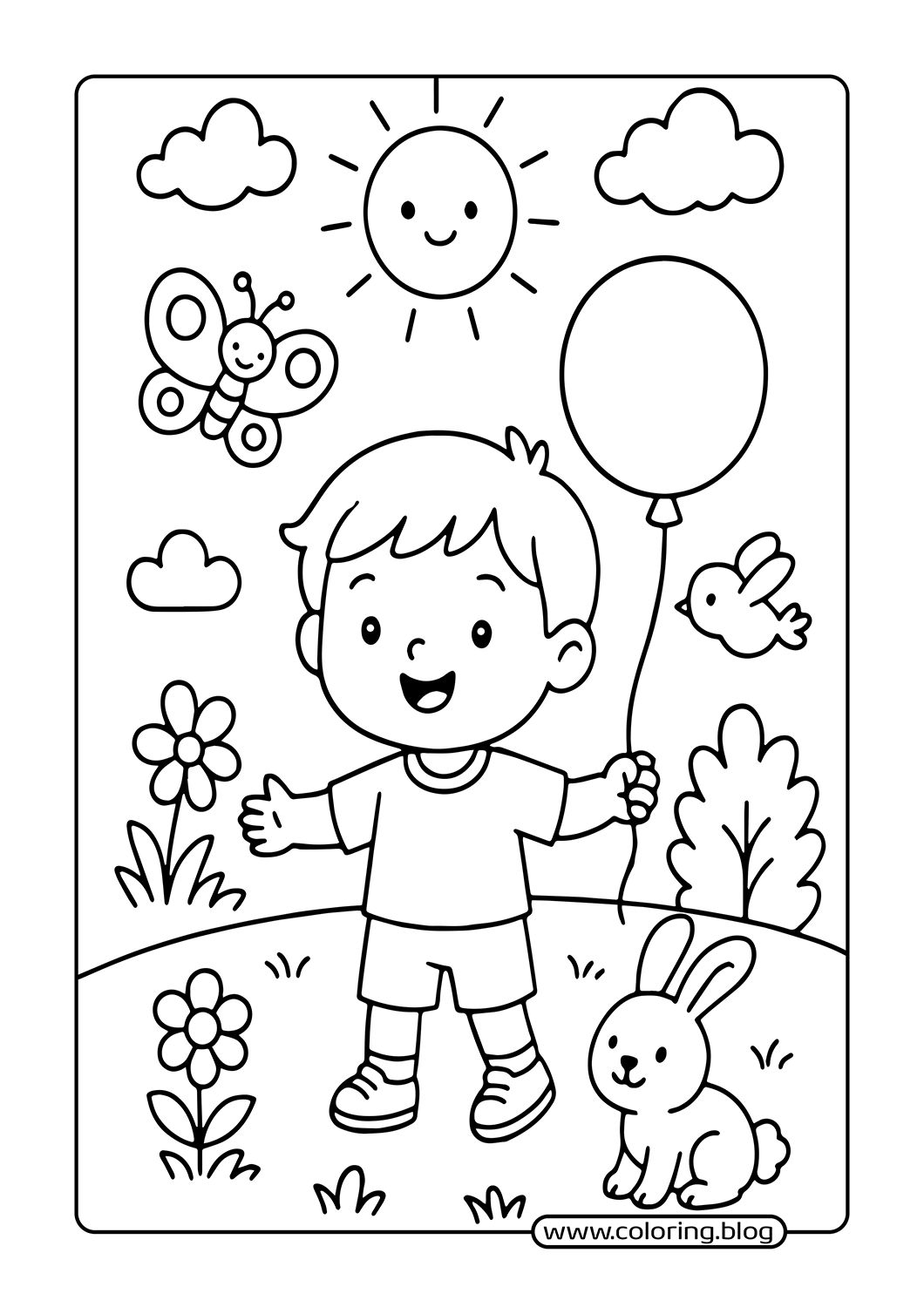 Tung Tung Sahur and Tralalero Tralala Waving Hand coloring page