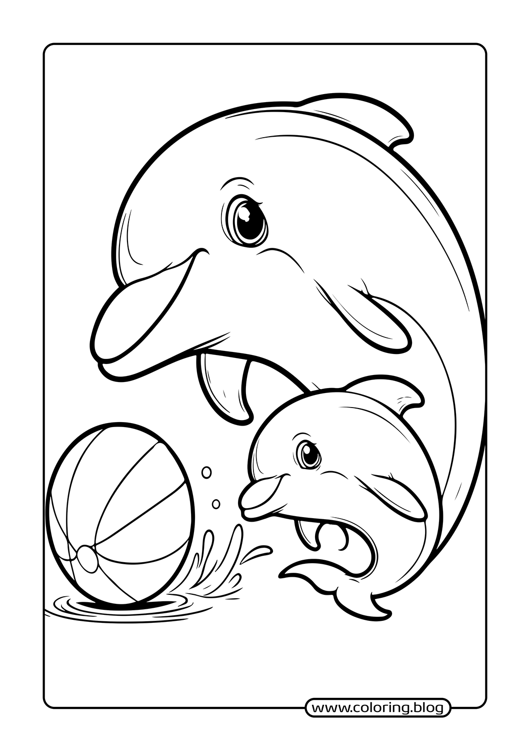 Tung Tung Sahur and Tralalero Tralala on the Beach coloring page