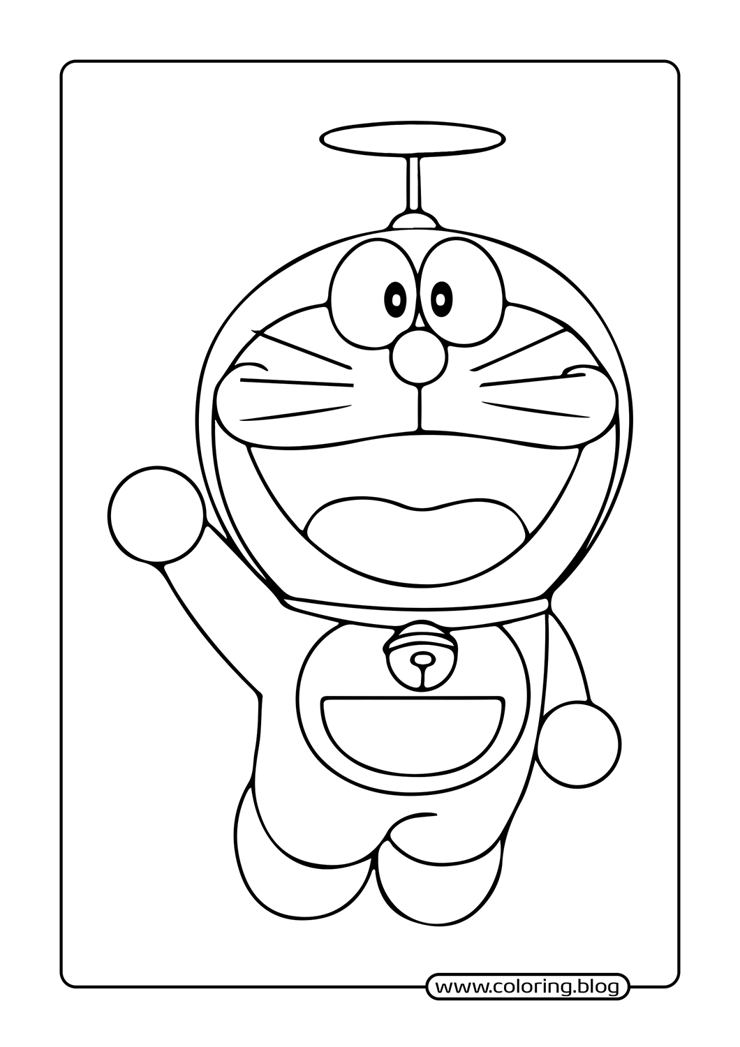 Tung Tung Sahur and Tralalero Tralala Waving Hand coloring page