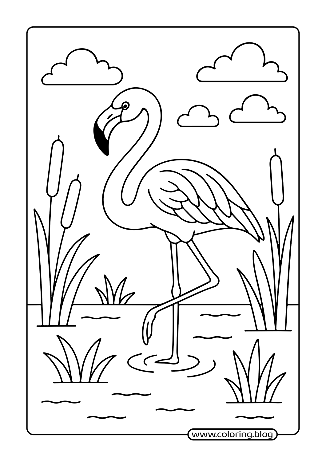 Fish with Hearts coloring page