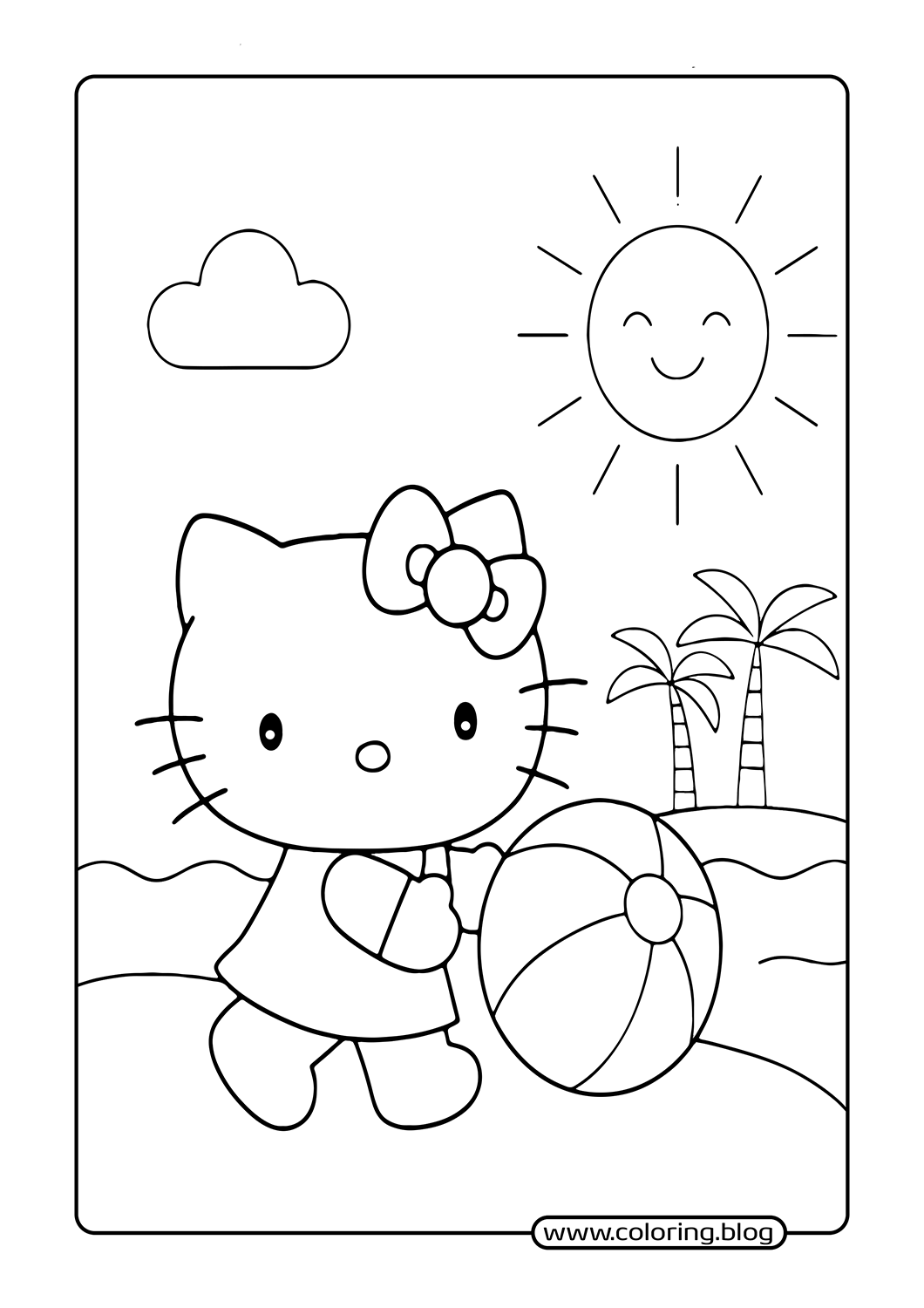 Doraemon with Balloons coloring page