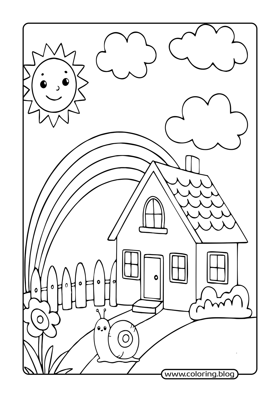 Duckling with Mother Duck coloring page