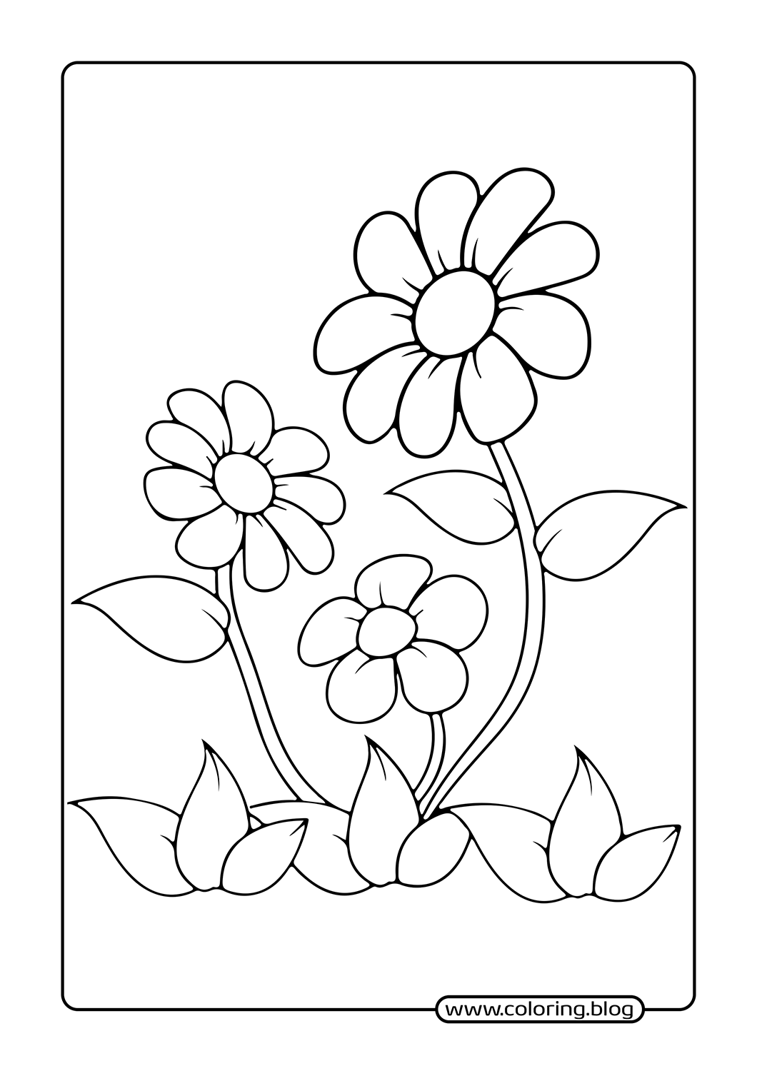 Flower Vase coloring page