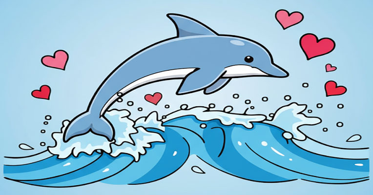 Dolphin Coloring Pages – Ocean Fun for Kids
