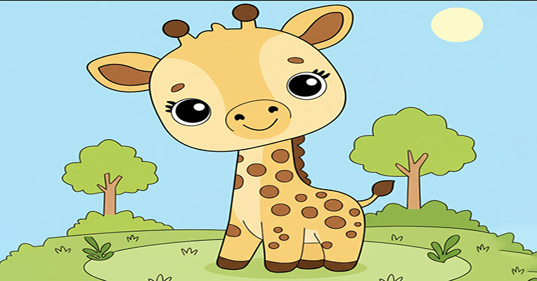 Giraffe Coloring Pages – Jungle Animal Printables