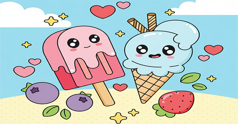 Food Coloring Pages – Free Fun Printables for Kids