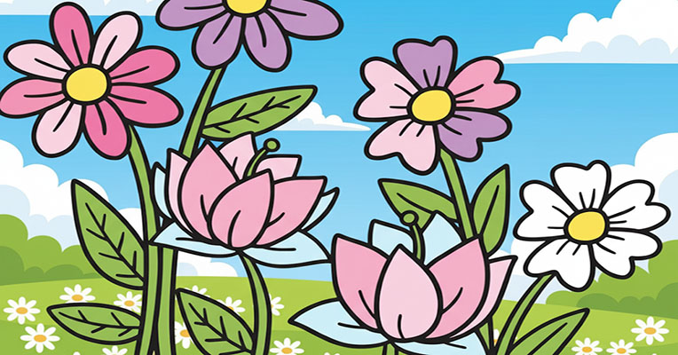 Plant Coloring Pages – Free Nature Printables for Kids